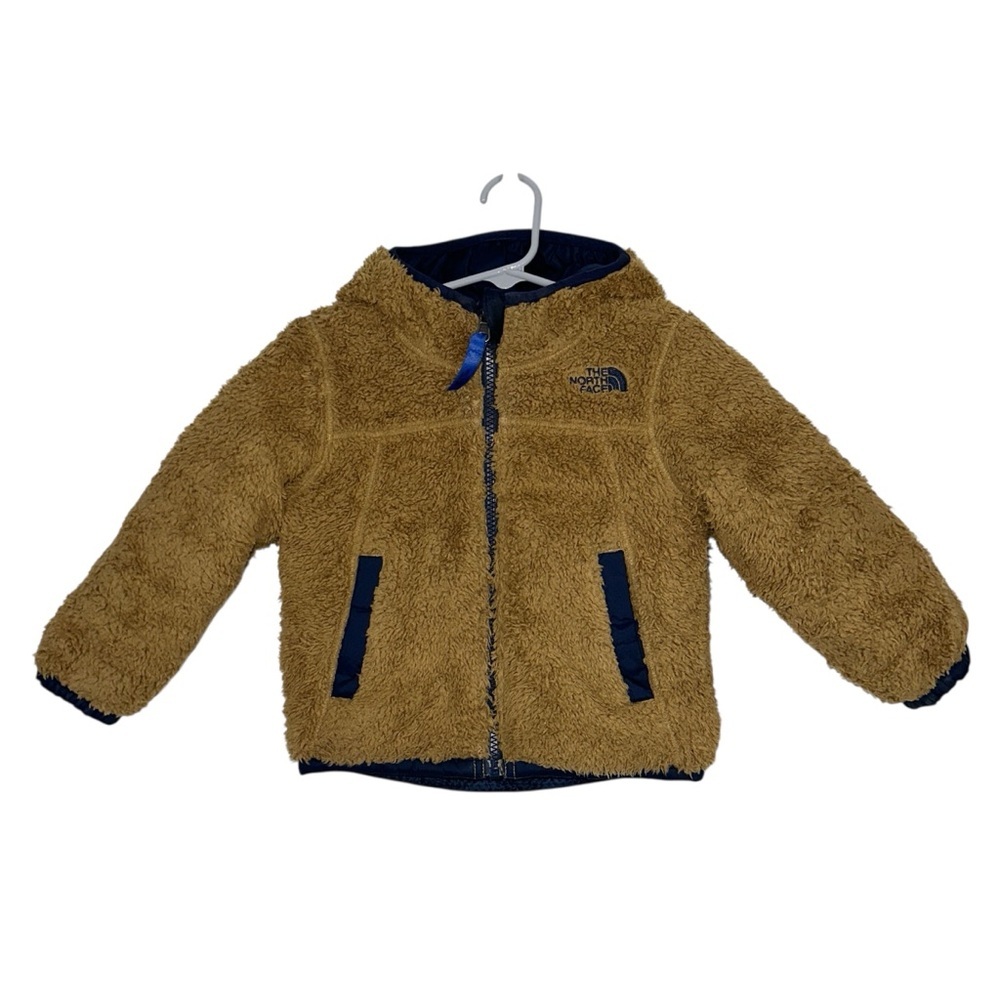 Boy’s The North Face Reversible Mount Chimbo Full Size Hooded Jacket - Picture 3 of 6
